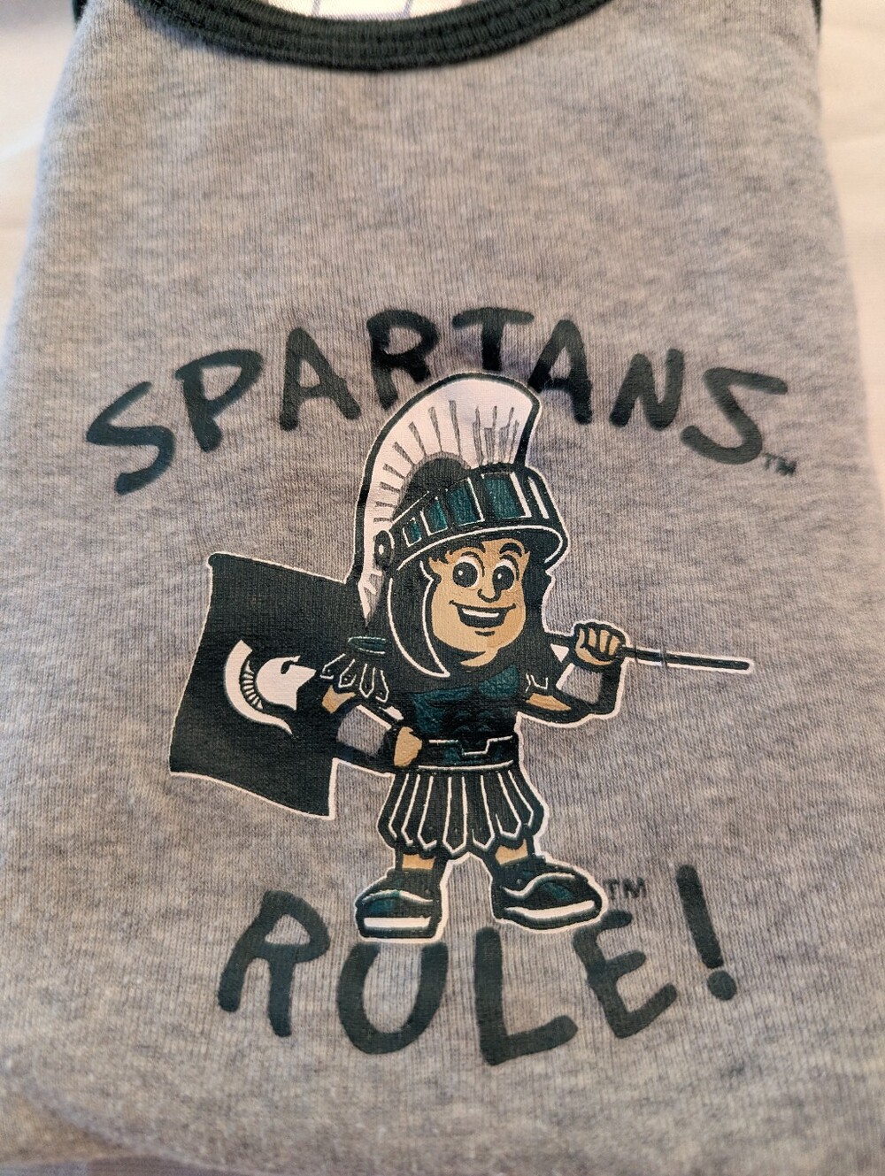 Toddler 2 Piece Spartan Onesies Size 18 Monthd